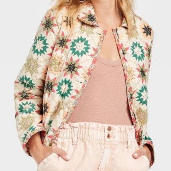 Universal Thread Jackets & Blazers - Universal Thread Quilted Button Front Jacket Long Sleeve Cottagecore Jacket S